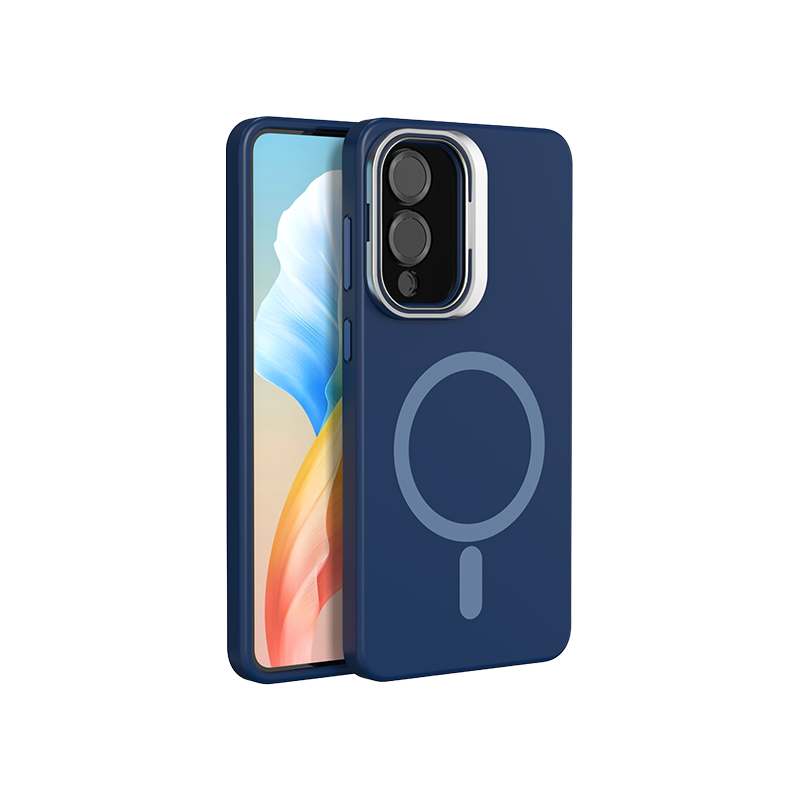 Liquid Silicone Magnetic Kickstand Case For Samsung S25 / S25 Edge