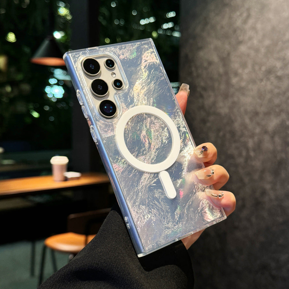 Glacier Shine Magnetic Case for Samsung S25 Edge