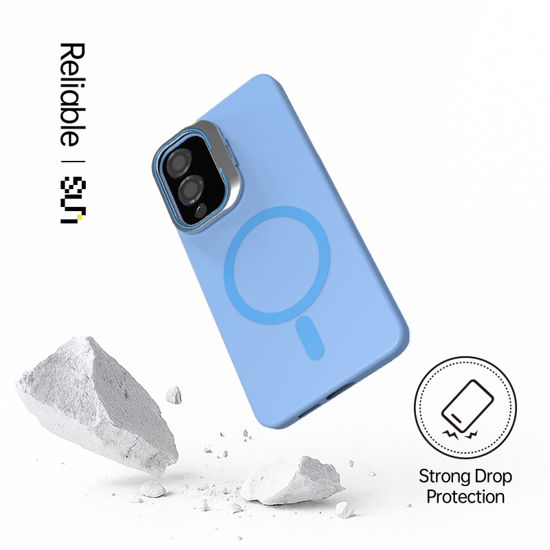 Liquid Silicone Magnetic Kickstand Case For Samsung S25 / S25 Edge