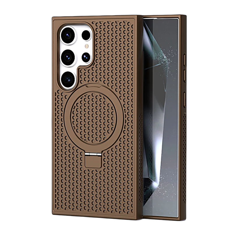 Magnetic Cooling Case with Kickstand For Samsung S25 Ultra