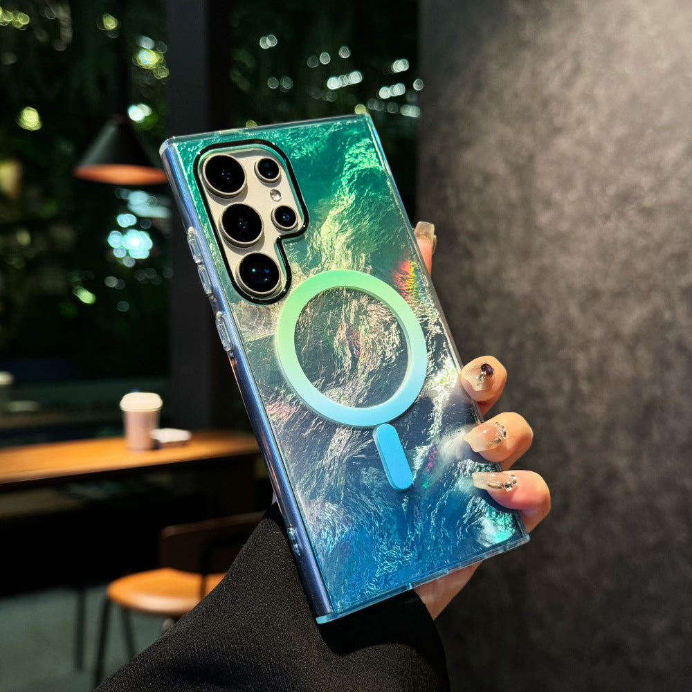 Glacier Shine Magnetic Case for Samsung S25 Edge