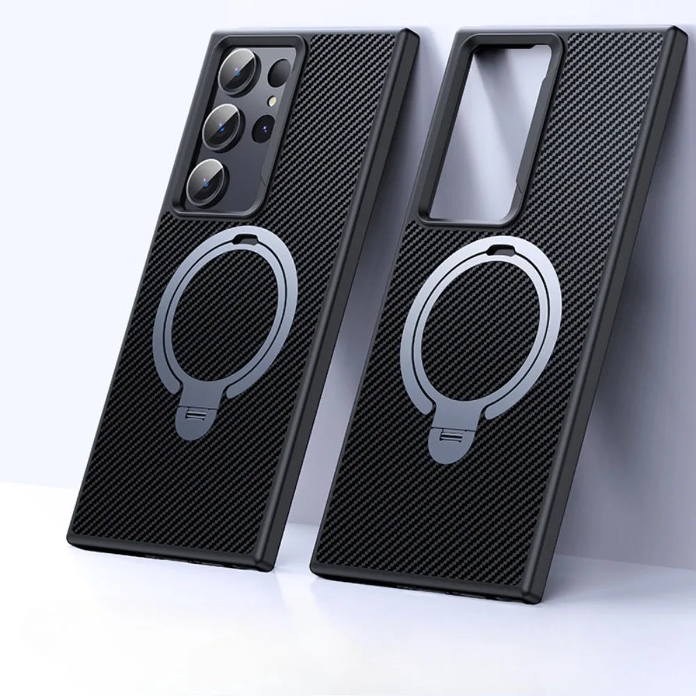 360° Magnetic Ring Stand Case for Samsung Galaxy S25 Ultra
