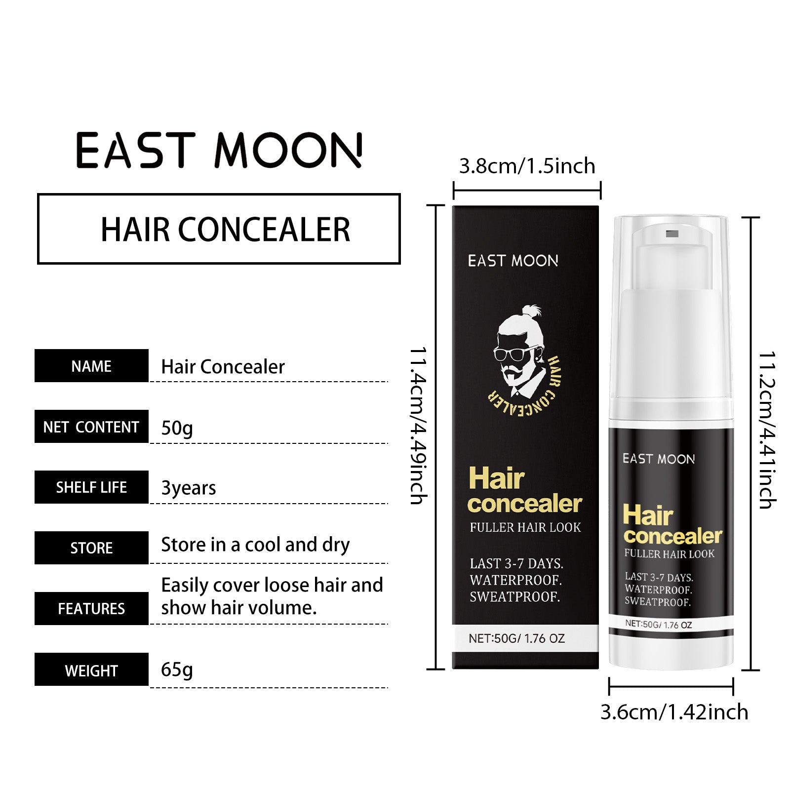 East Moon Hair covering cream