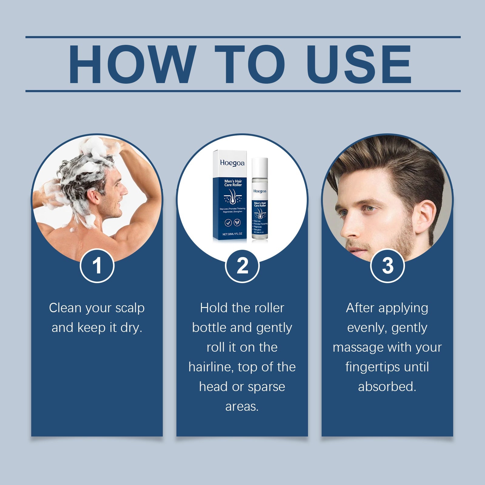Hoegoa Men's hair rolling essence