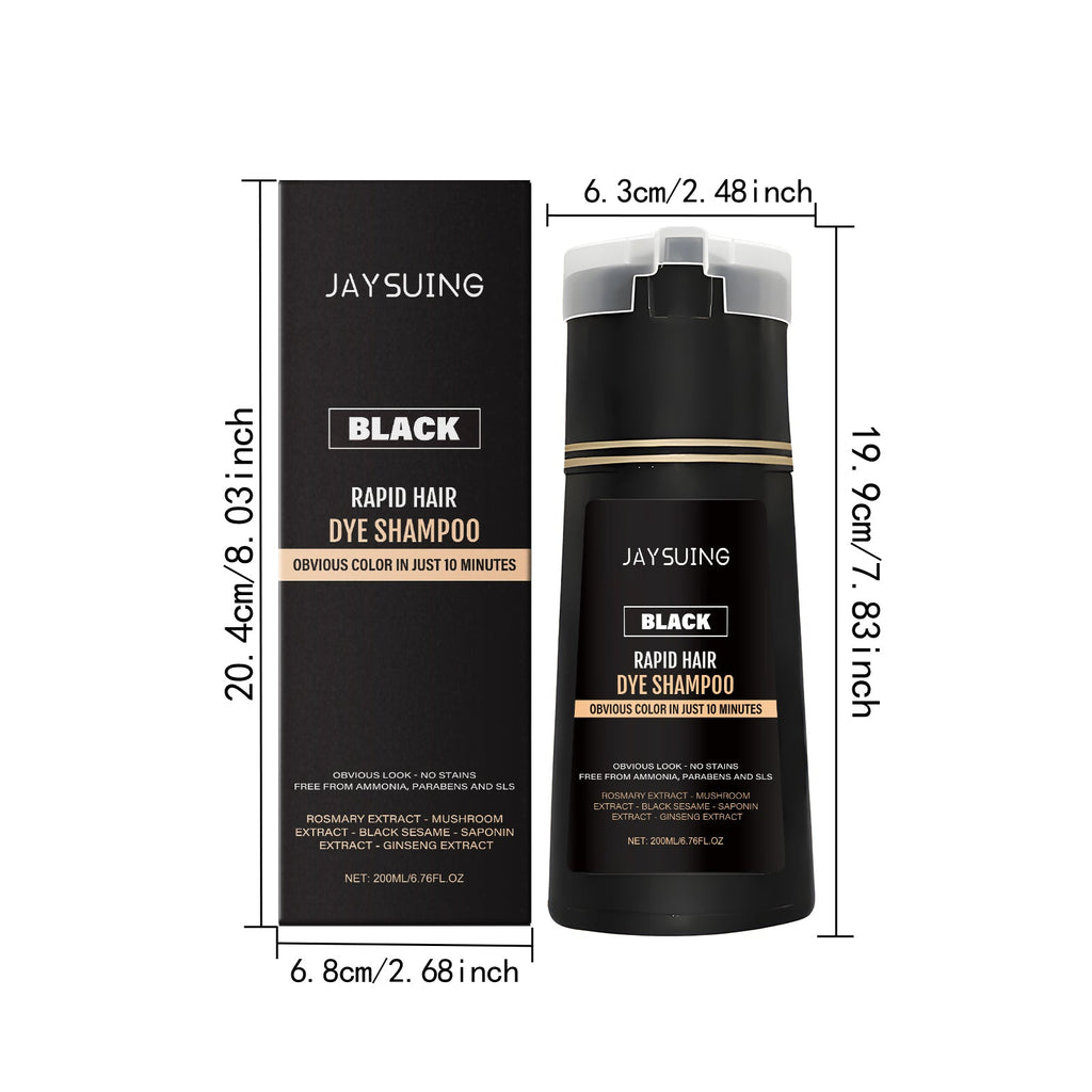 Jaysuing Black/ Light Brown instant shampoo for men