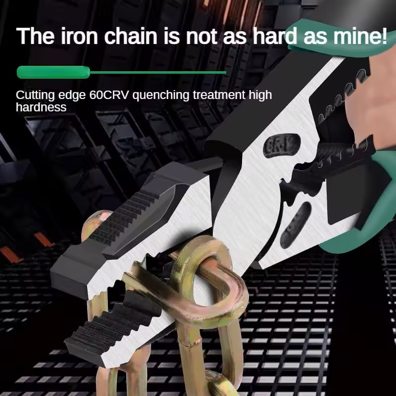 Electrician's pliers wire strippers